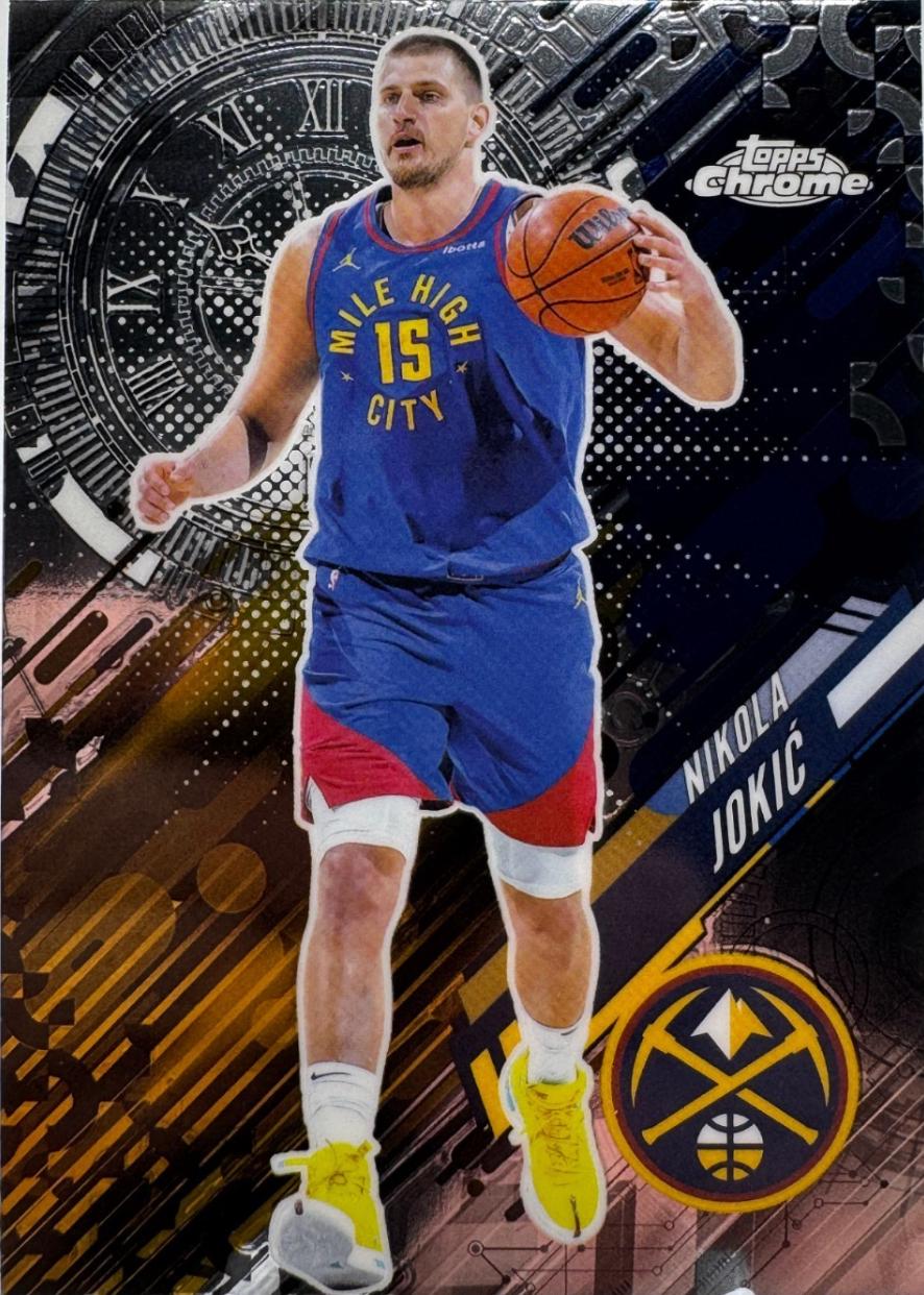 2025 Topps Chrome Go Time Nikola Jokic #GT-9 card