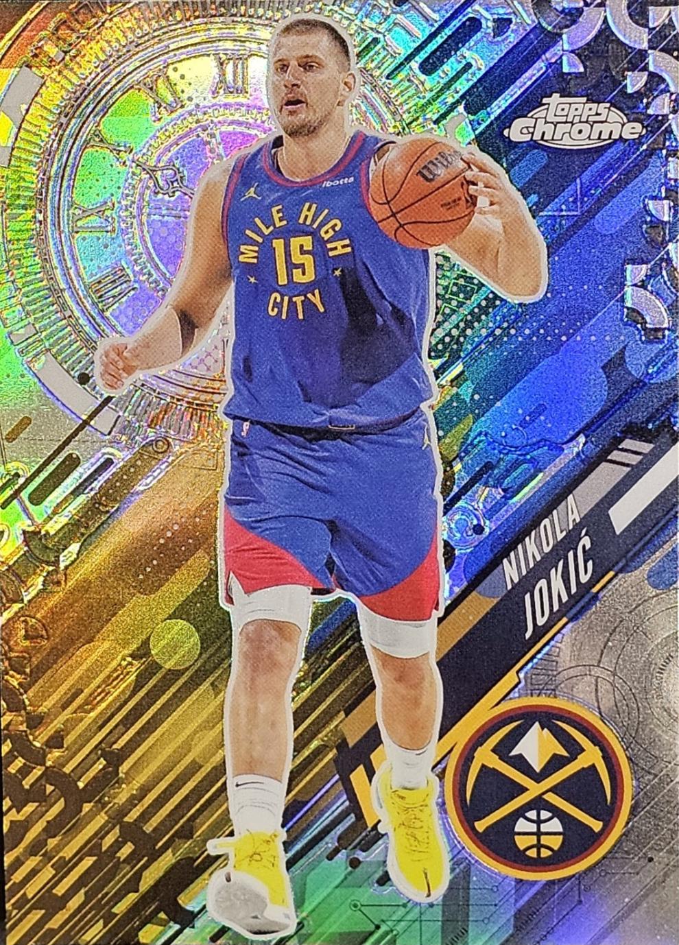 2025 Topps Chrome Go Time Nikola Jokic [Refractor] #GT-9 card
