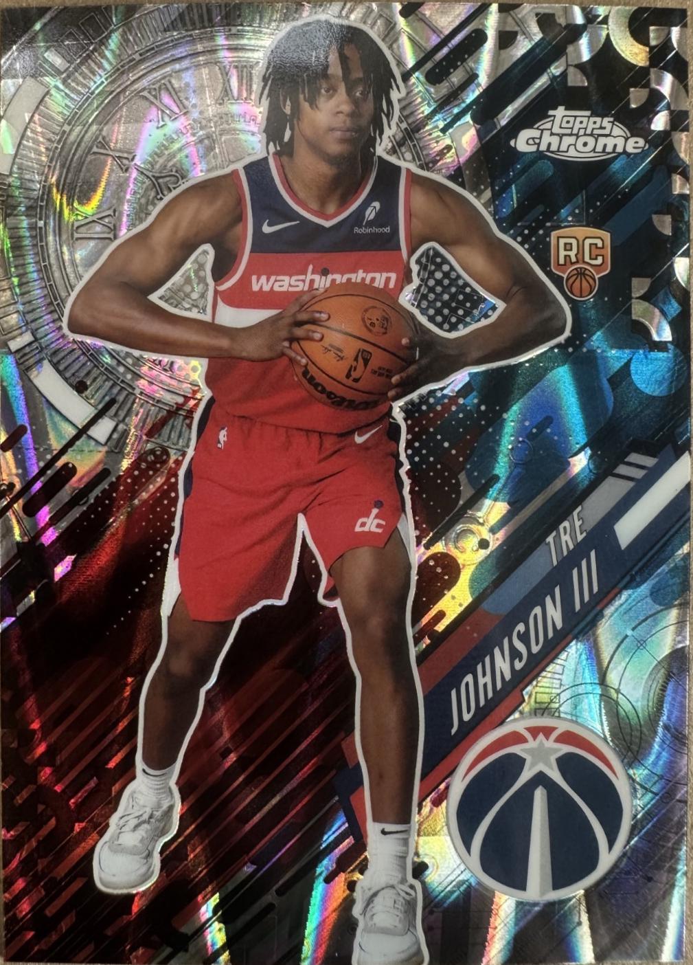 2025 Topps Chrome Go Time Tre Johnson III #GT-21 card