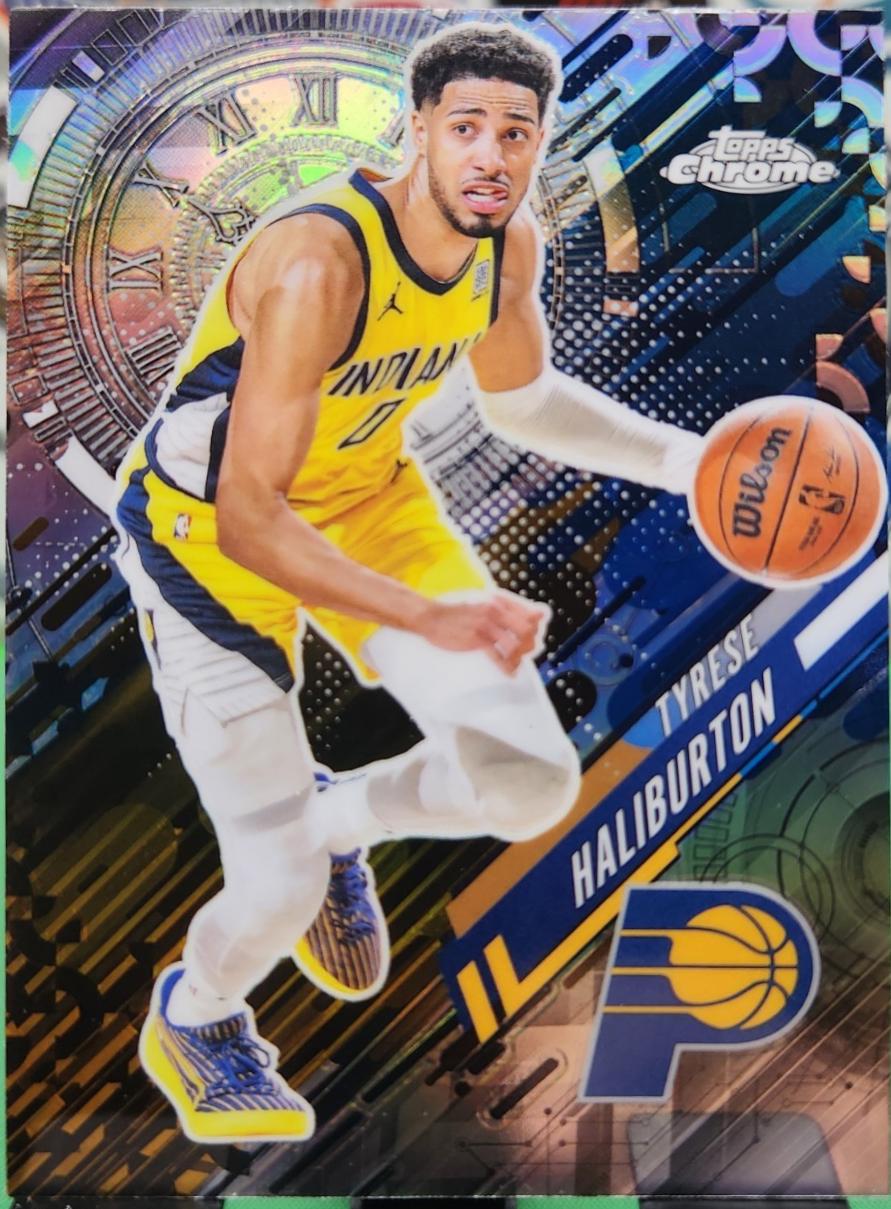 2025 Topps Chrome Go Time Tyrese Haliburton [Refractor] #GT-5 card