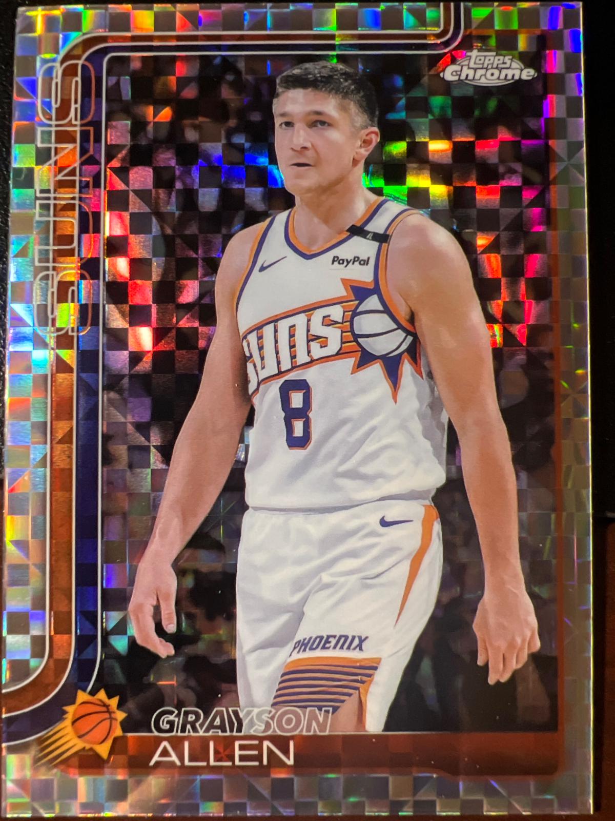 2025 Topps Chrome Grayson Allen [X-Fractor] #107 card