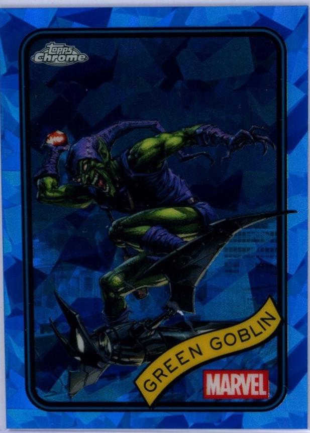 2025 Topps Chrome Green Goblin [Green Sapphire] #161 card