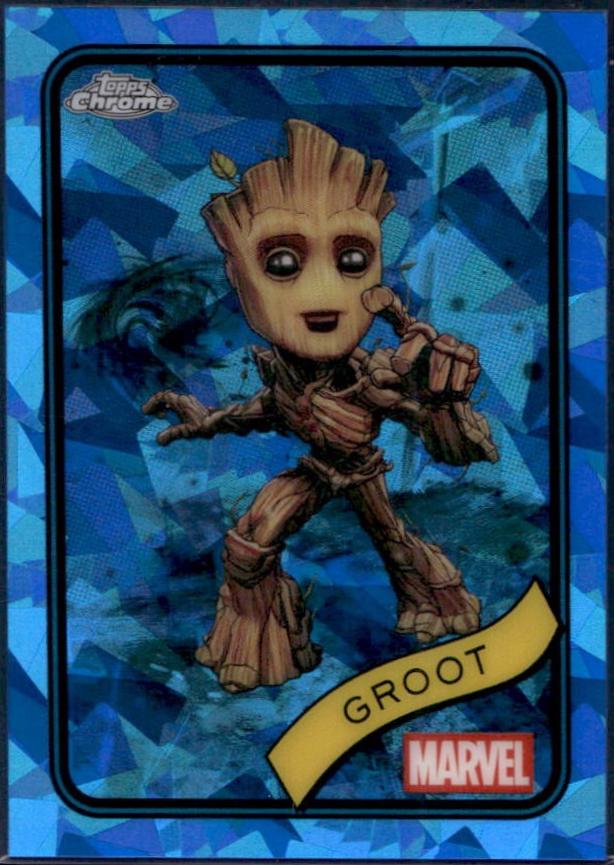 2025 Topps Chrome Groot [Sapphire] #35 card