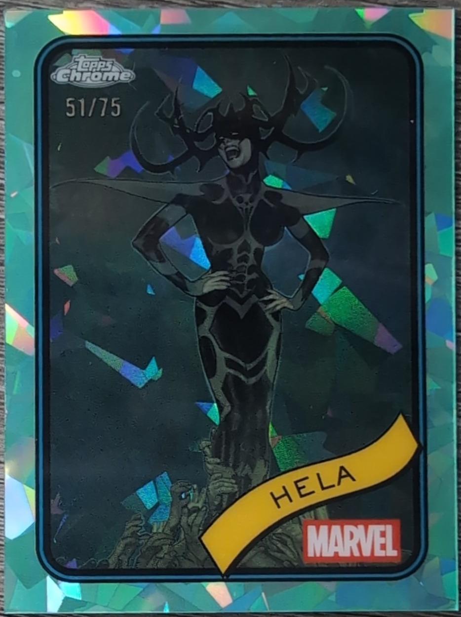 2025 Topps Chrome Hela [Green Sapphire] #79 card