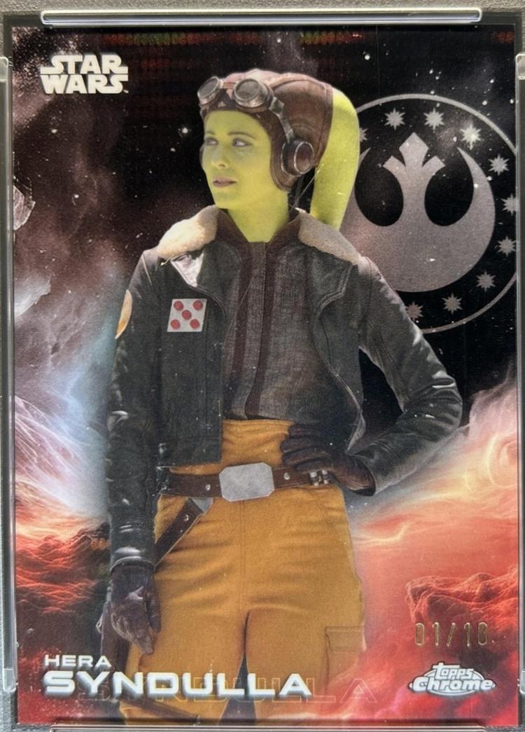 2025 Topps Chrome Hera Syndulla [Black Pulsar] #59 card