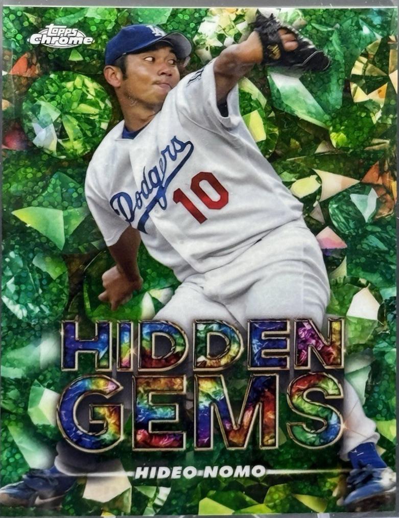 2025 Topps Chrome Hidden Gems Hideo Nomo #HG-39 card