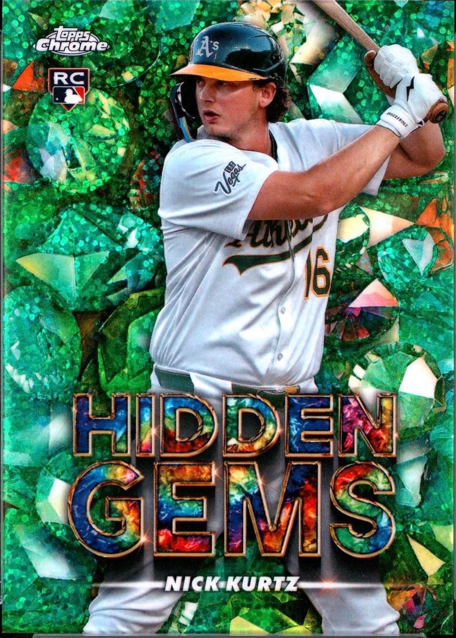 2025 Topps Chrome Hidden Gems Nick Kurtz #HG-36 card