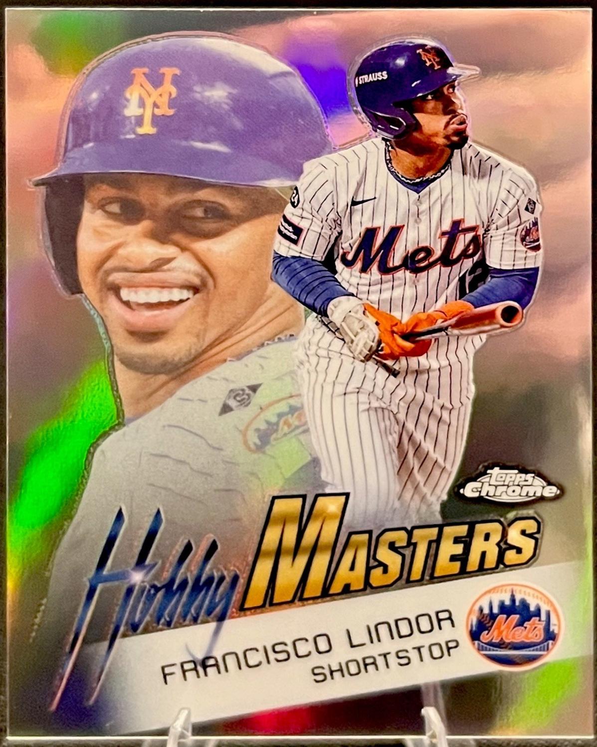 2025 Topps Chrome Hobby Masters Francisco Lindor #HM-6 card