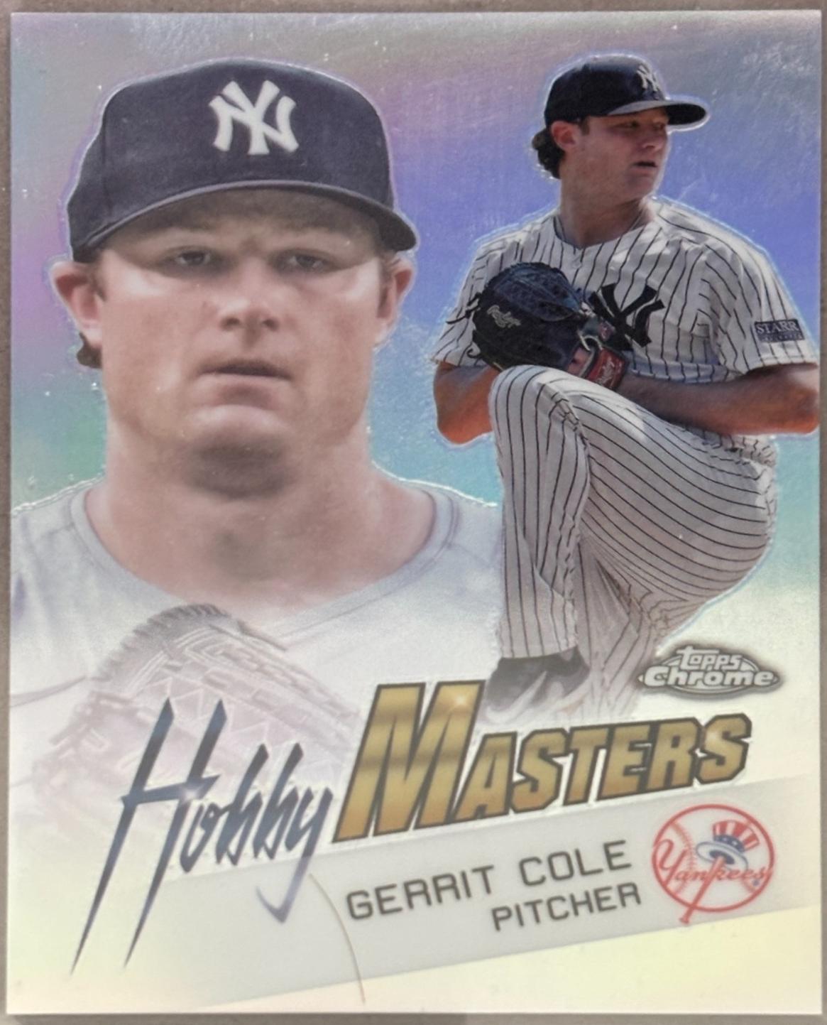 2025 Topps Chrome Hobby Masters Gerrit Cole #HM-10 card