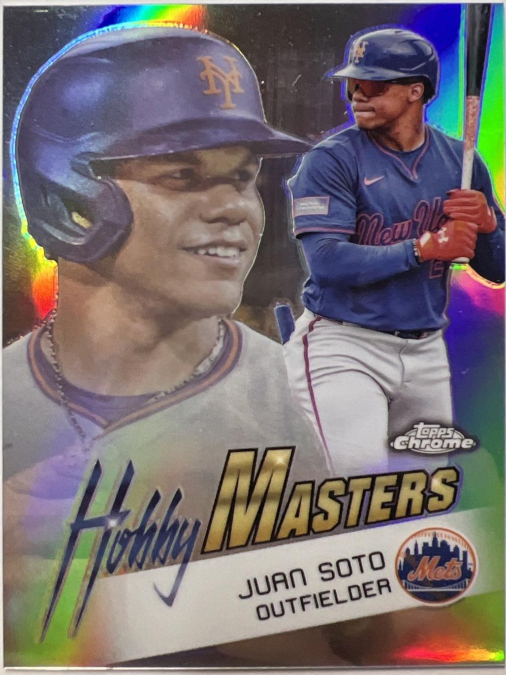2025 Topps Chrome Hobby Masters Juan Soto #HM-9 card