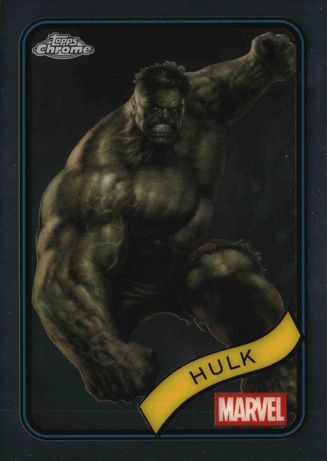 2025 Topps Chrome Hulk #128 card