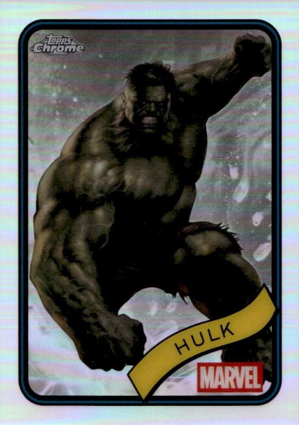 2025 Topps Chrome Hulk [Refractor] #128 card