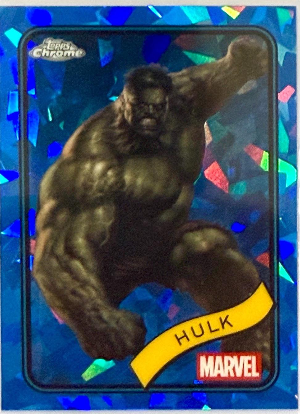 2025 Topps Chrome Hulk [Sapphire] #128 card