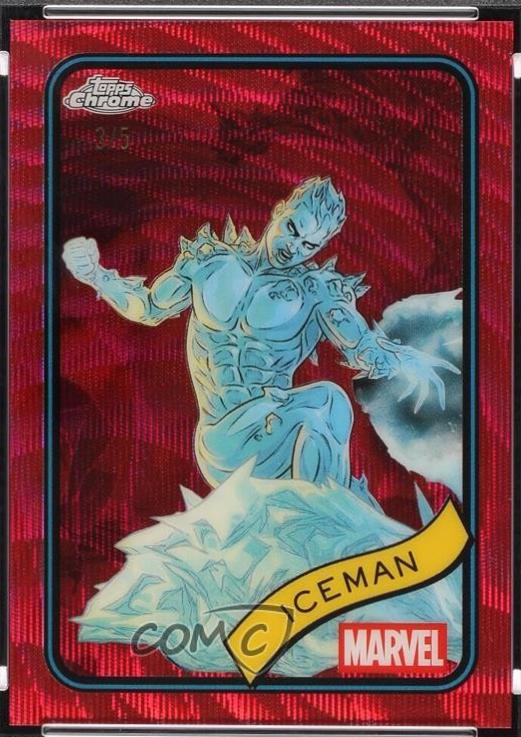 2025 Topps Chrome Iceman [Red Wave] #179 card