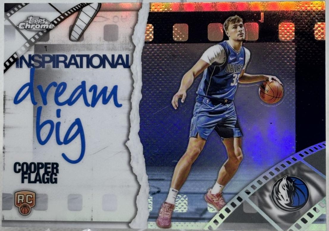 2025 Topps Chrome Inspirational Cooper Flagg [Refractor] #IP-18 card