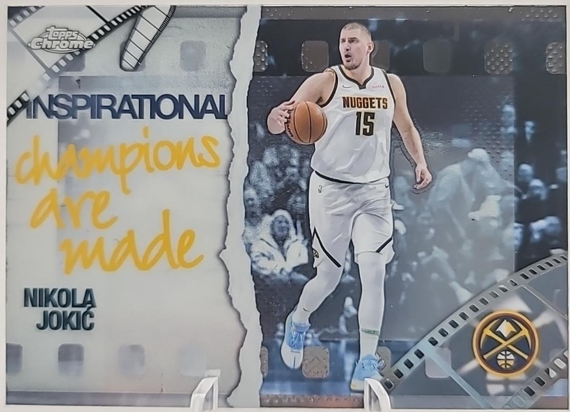 2025 Topps Chrome Inspirational Nikola Jokic #IP-8 card