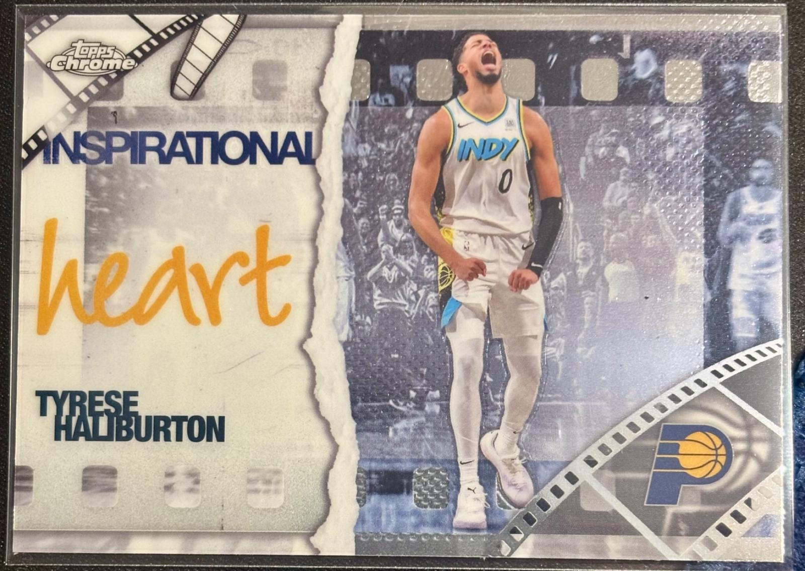 2025 Topps Chrome Inspirational Tyrese Haliburton #IP-14 card
