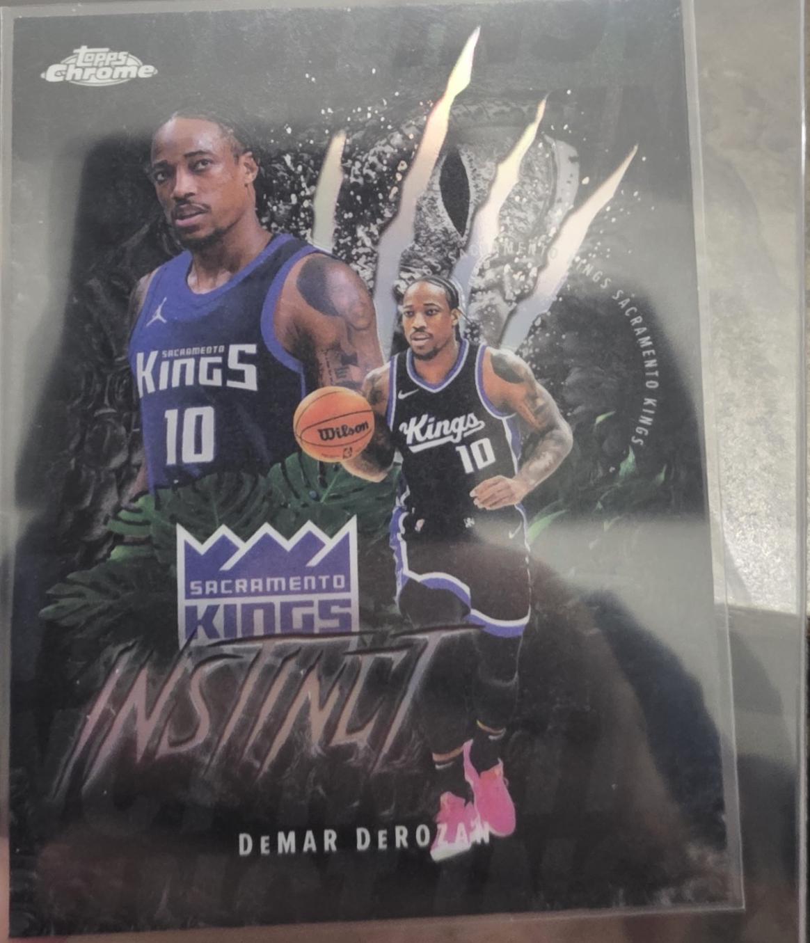 2025 Topps Chrome Instinct DeMAR DeROZAN #INS-8 card
