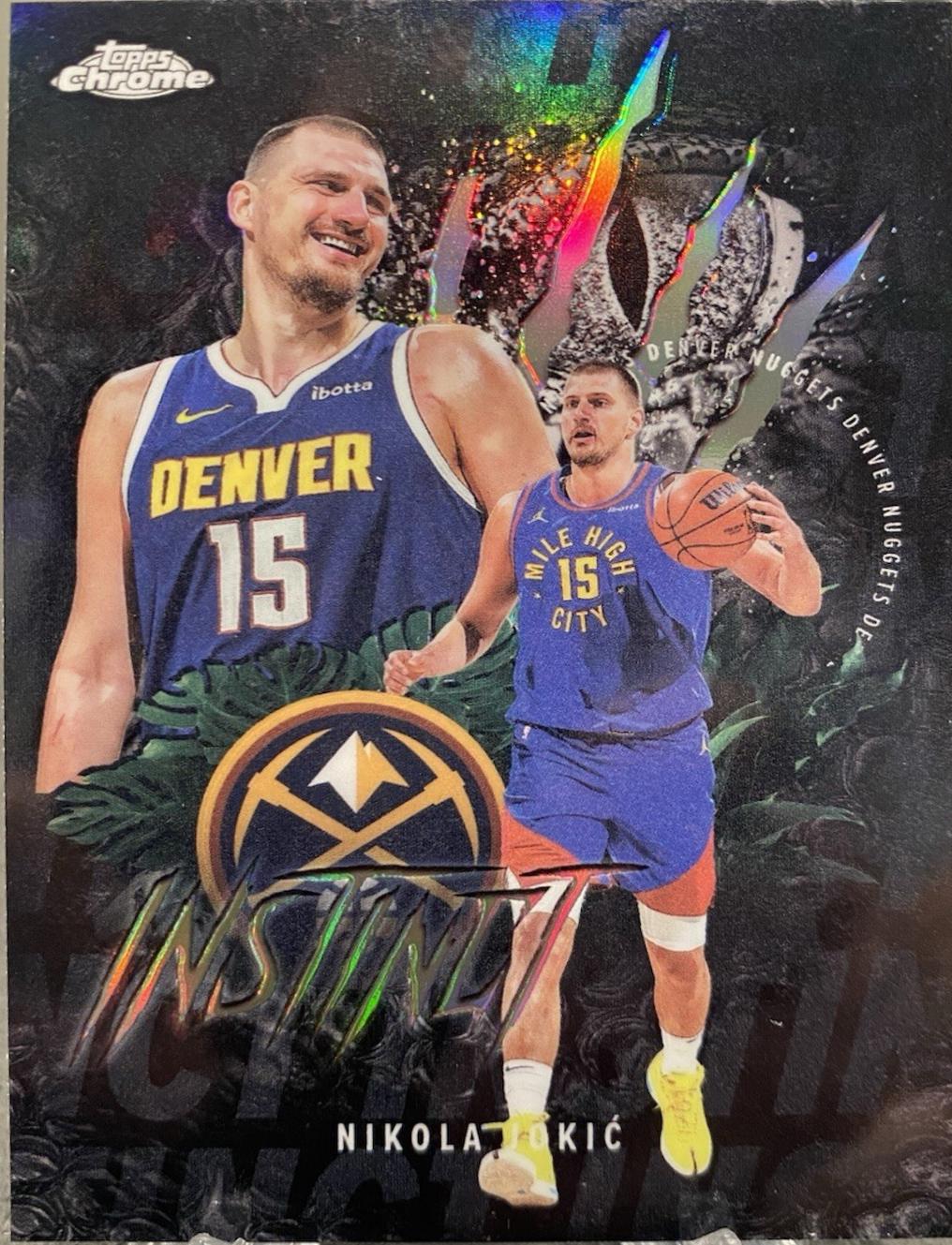 2025 Topps Chrome Instinct Nikola Jokic [Refractor] #INS-1 card