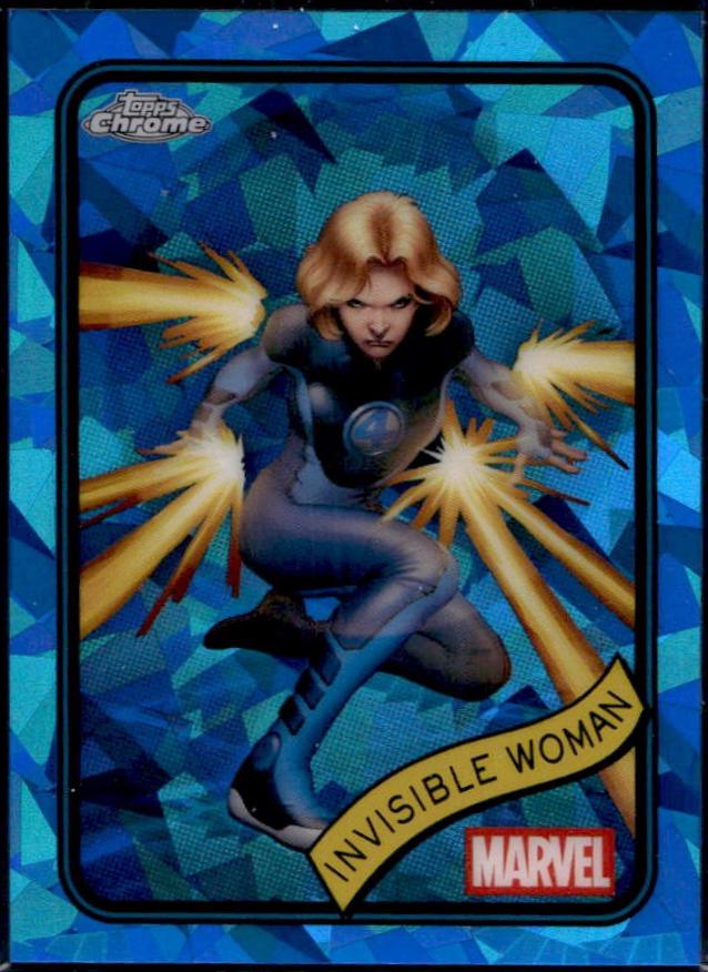 2025 Topps Chrome Invisible Woman [Sapphire] #174 card