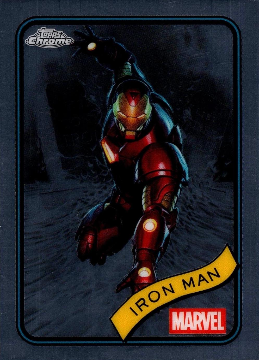 2025 Topps Chrome Iron Man #1 card