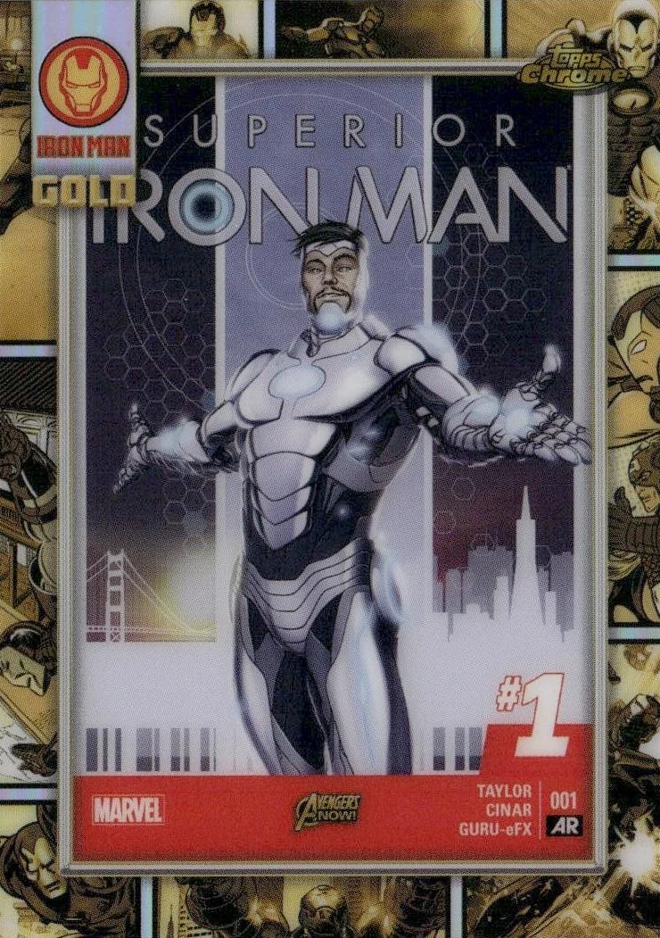 2025 Topps Chrome Iron Man Gold IM Iron Man #IM-10 card