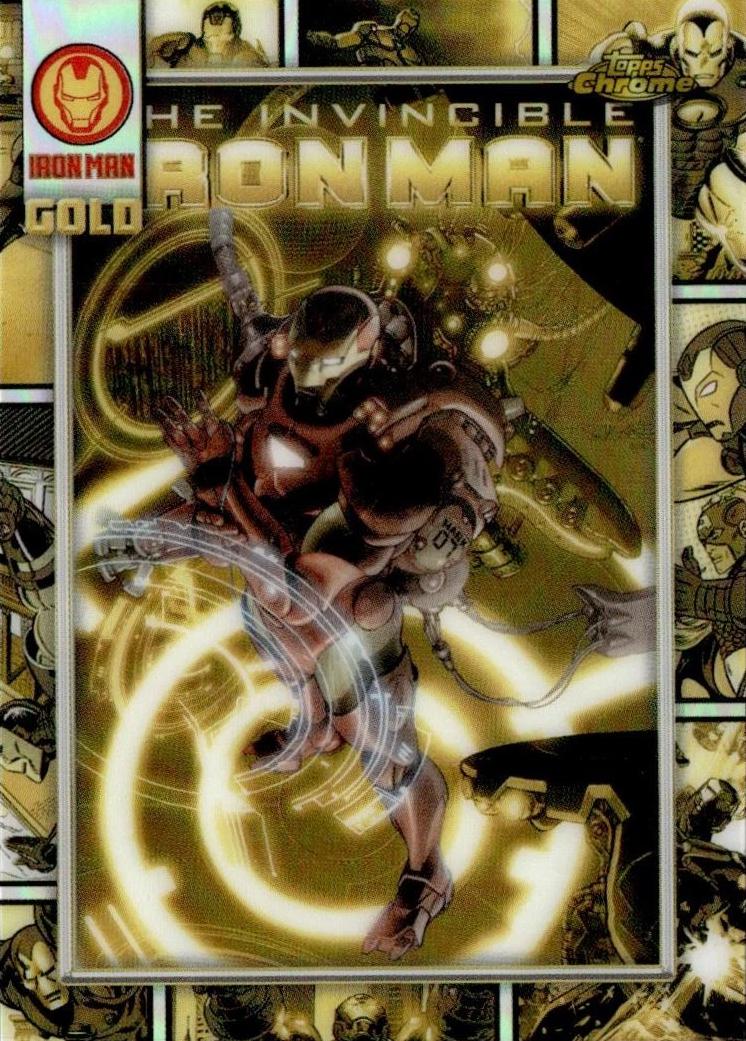 2025 Topps Chrome Iron Man Gold IM Iron Man #IM-8 card