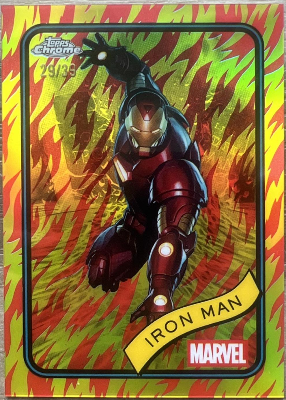 2025 Topps Chrome Iron Man [Human Torch] #1 card