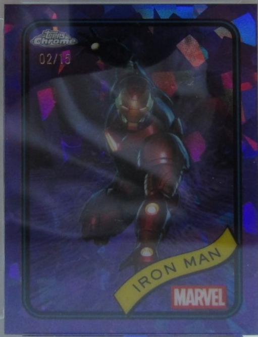 2025 Topps Chrome Iron Man [Purple Sapphire] #1 card