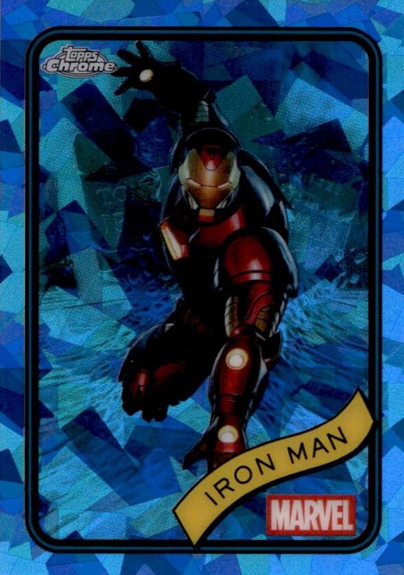 2025 Topps Chrome Iron Man [Sapphire] #1 card