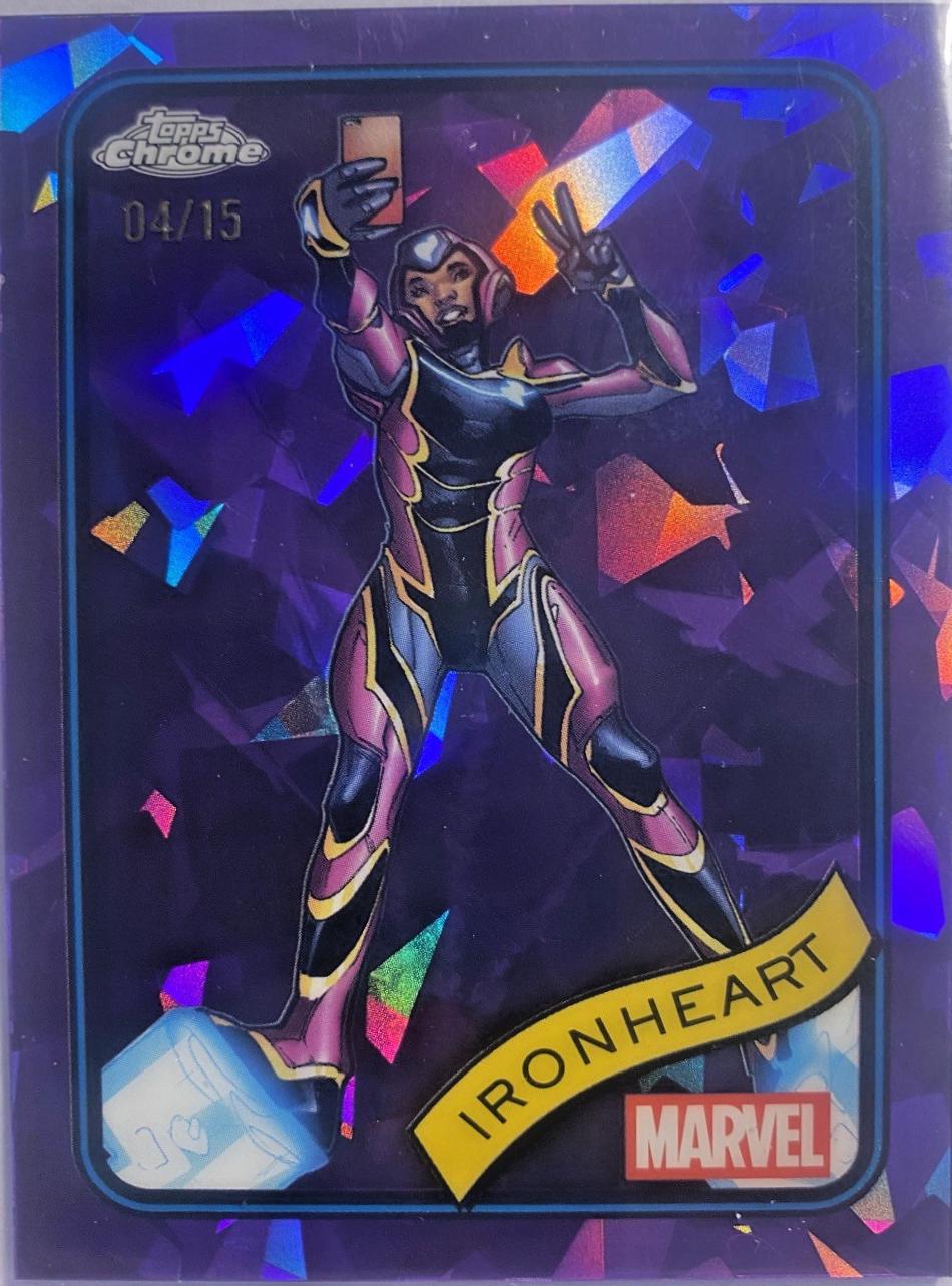 2025 Topps Chrome Ironheart [Purple Sapphire] #71 card