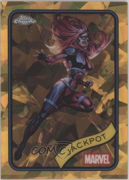 2025 Topps Chrome Jackpot [Gold Sapphire] #81 card