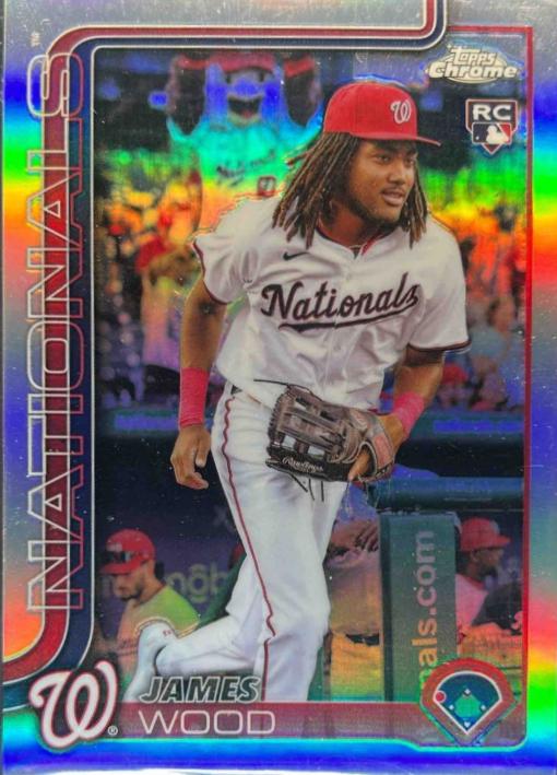 2025 Topps Chrome James Wood [SSP] #132 card