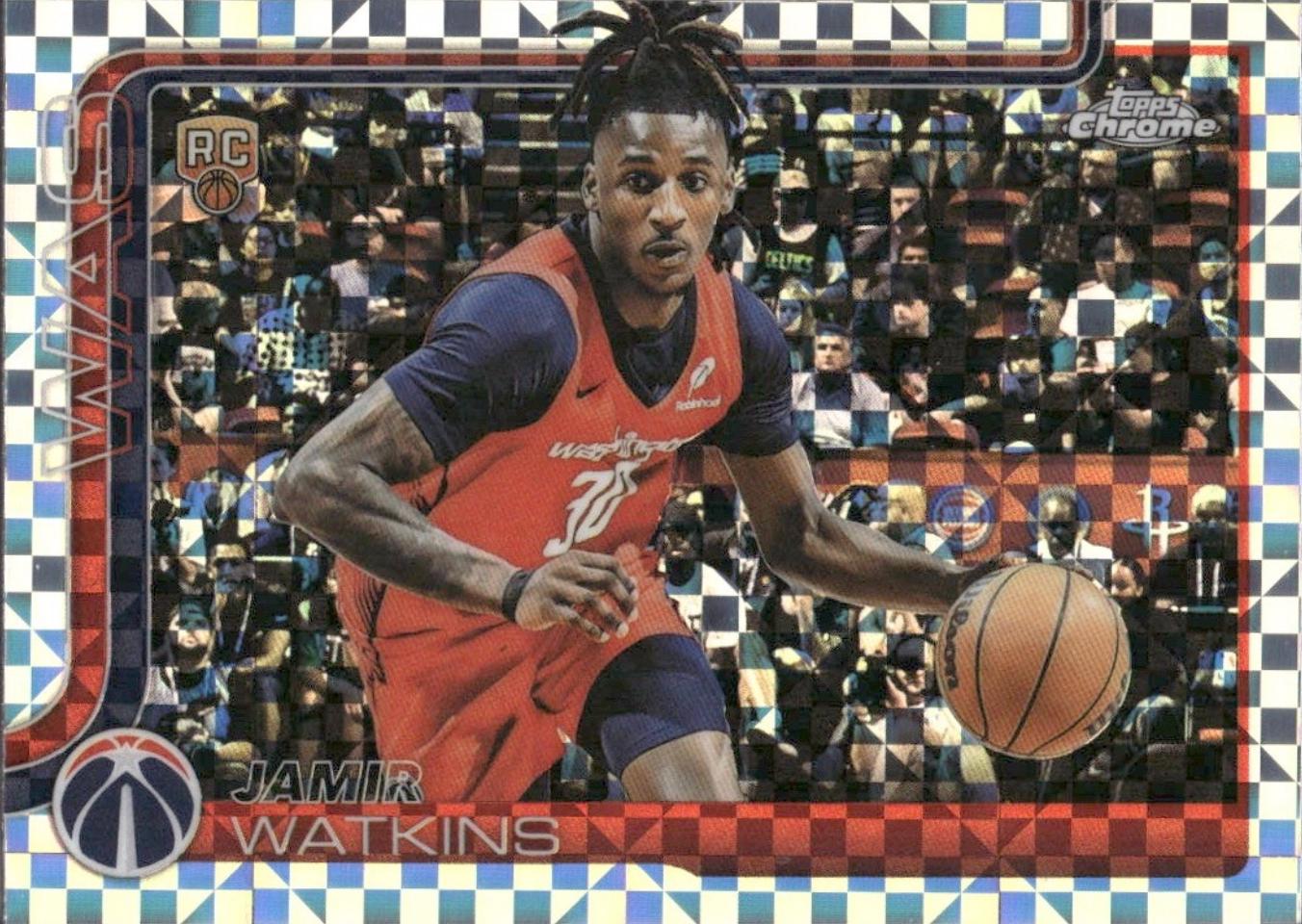2025 Topps Chrome Jamir Watkins [X-Fractor] #294 card