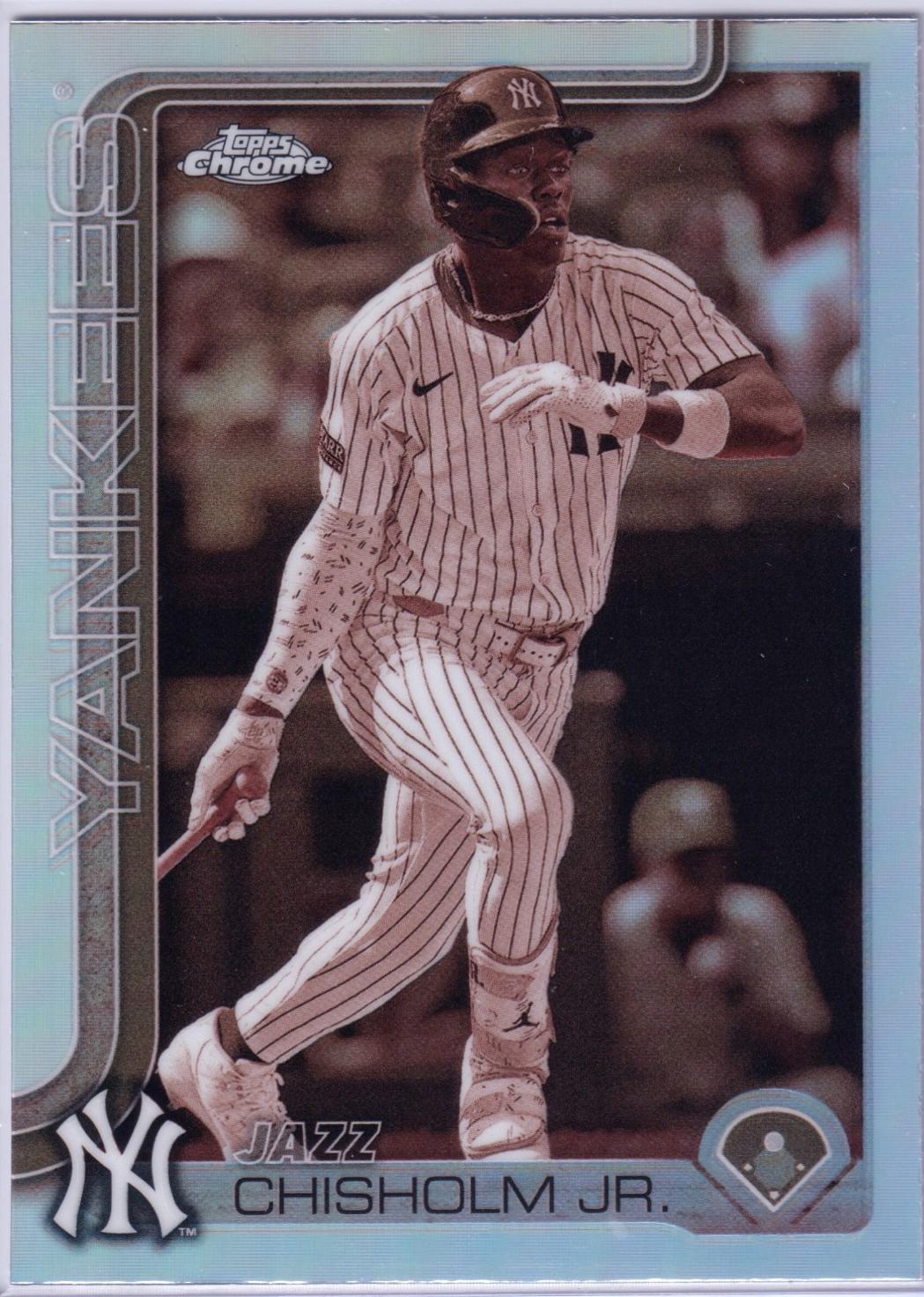 2025 Topps Chrome Jazz Chisholm Jr. [Sepia] #283 card
