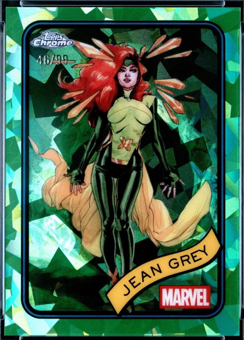 2025 Topps Chrome Jean Grey [Green Sapphire] #94 card