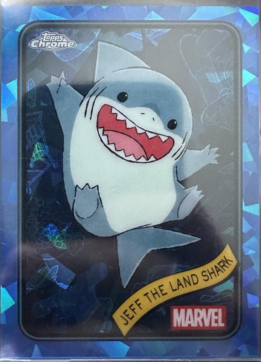 2025 Topps Chrome Jeff THE LAND Shark [Sapphire] #156 card