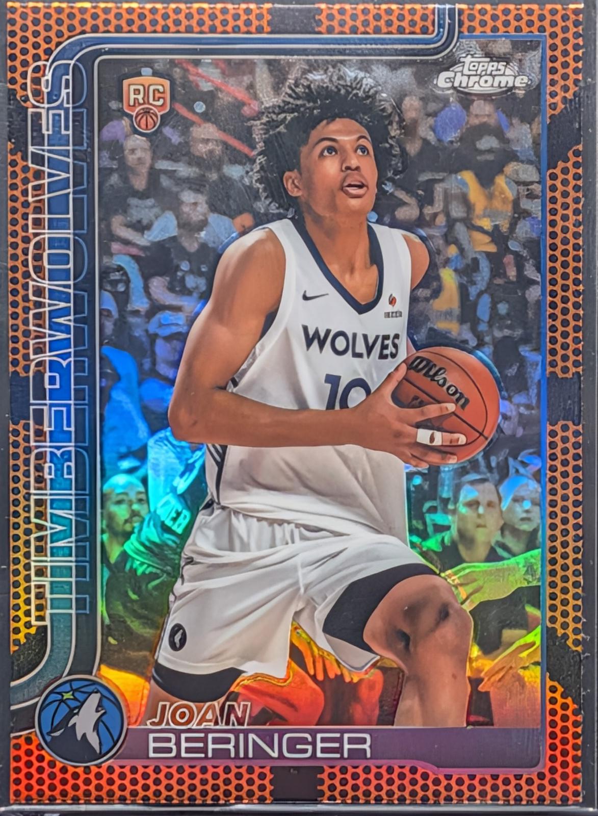 2025 Topps Chrome Joan Beringer [Basketball Refractor] #267 card