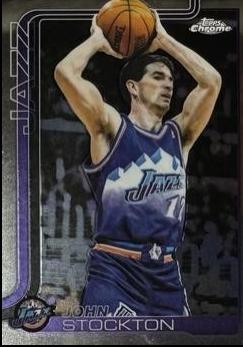2025 Topps Chrome John Stockton #250 card
