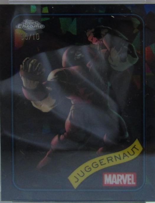 2025 Topps Chrome Juggernaut [Black Sapphire] #146 card