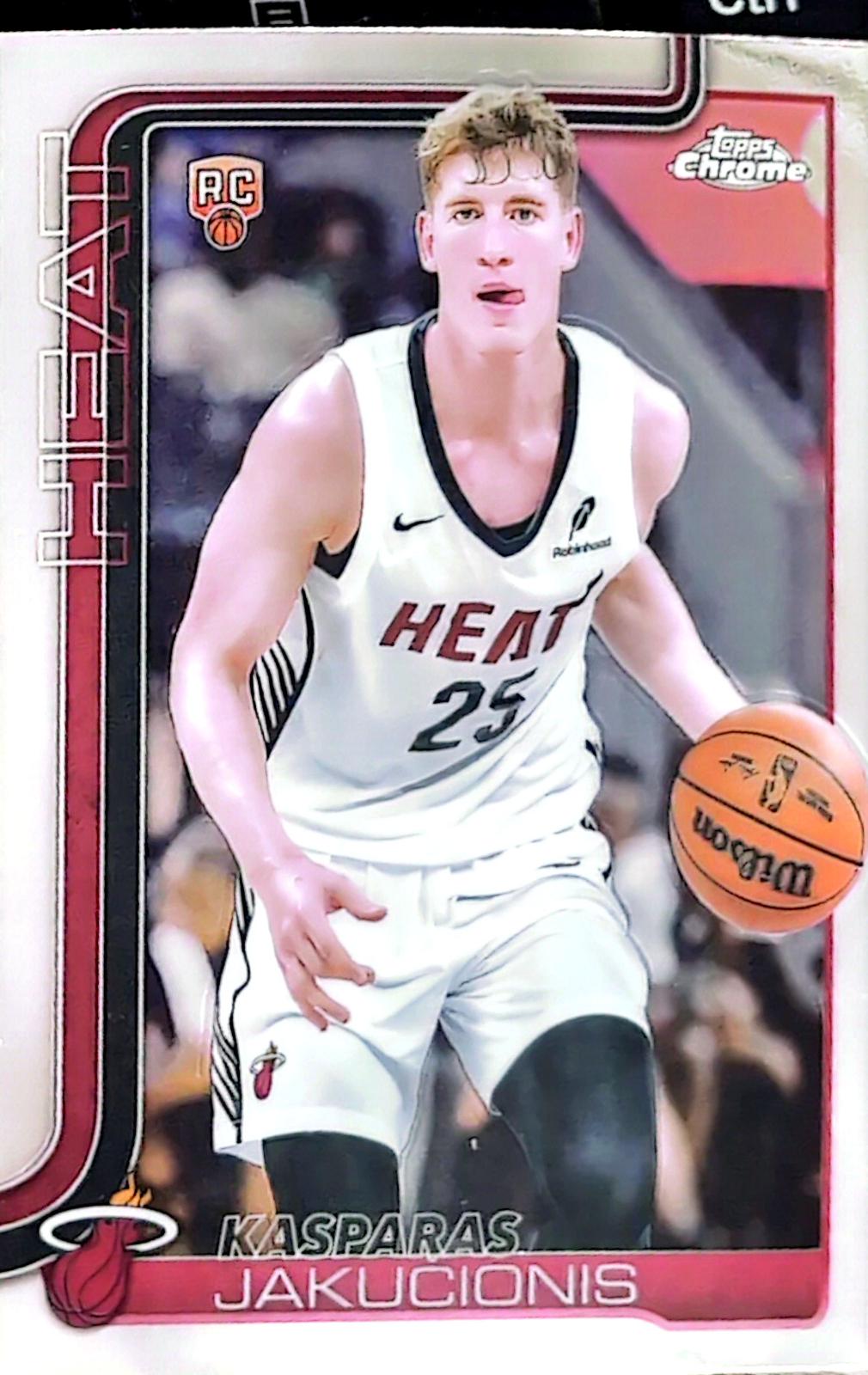 2025 Topps Chrome Kasparas Jakucionis #270 card