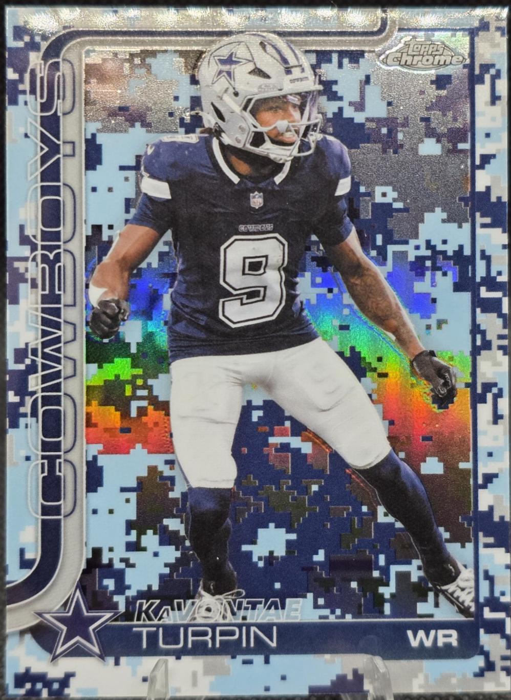 2025 Topps Chrome KaVontae Turpin [Team Camo Variation] #84 card