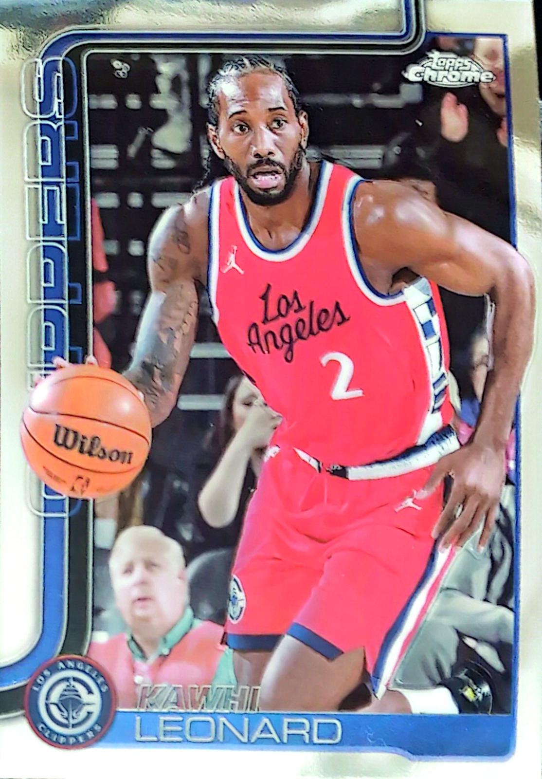 2025 Topps Chrome Kawhi Leonard #44 card