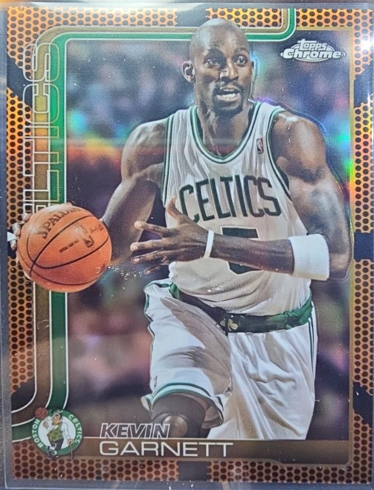 2025 Topps Chrome Kevin Garnett [Basketball Refractor] #247 card