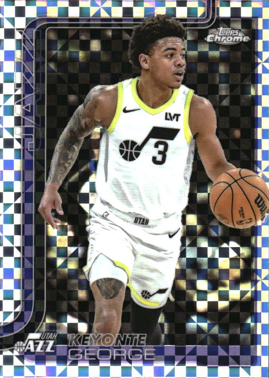 2025 Topps Chrome Keyonte George [X-Fractor] #235 card