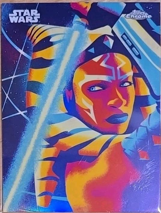 2025 Topps Chrome Kyber Light Ahsoka Tano #KL-2 card