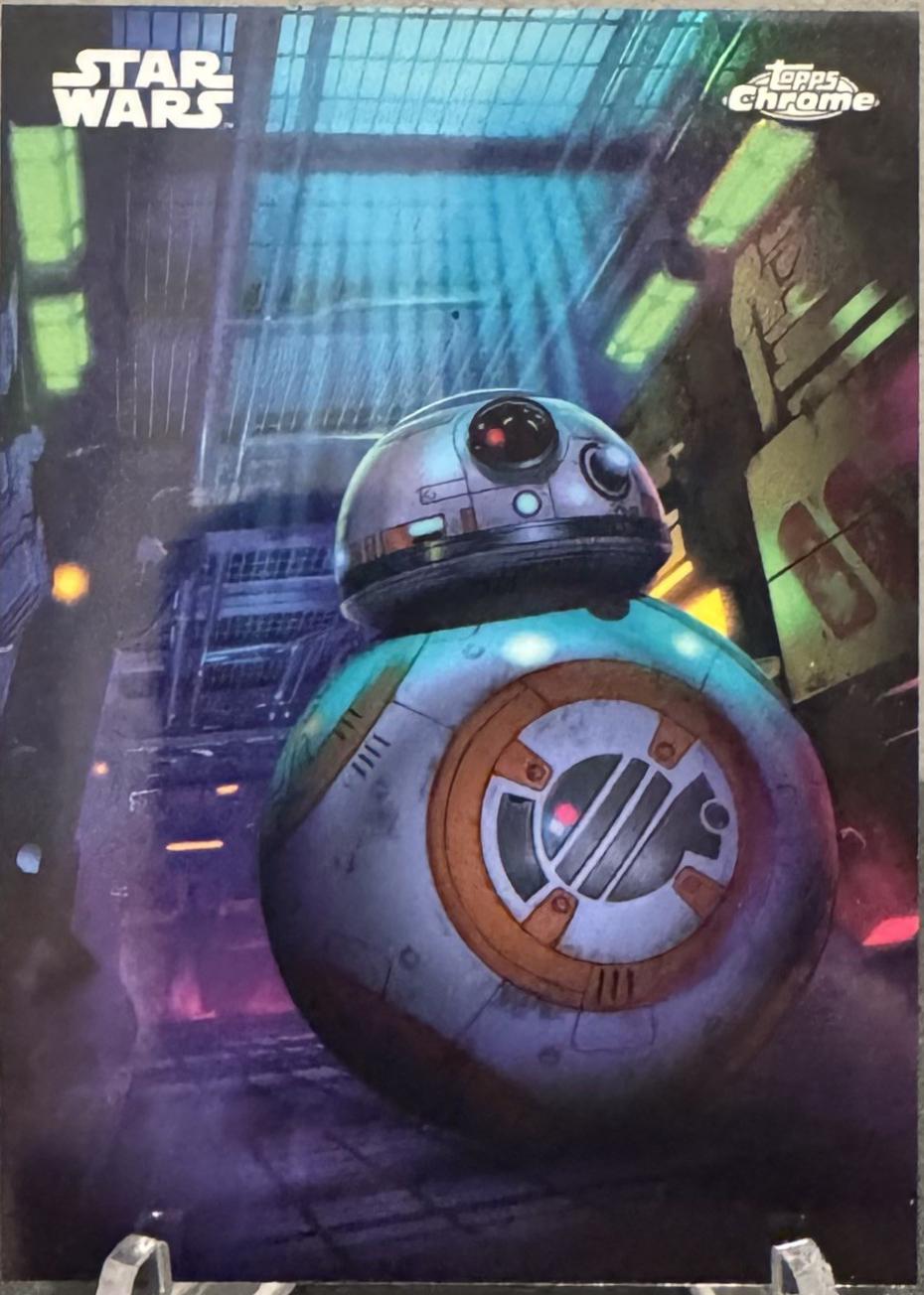 2025 Topps Chrome Kyber Light BB-8 #KL-4 card