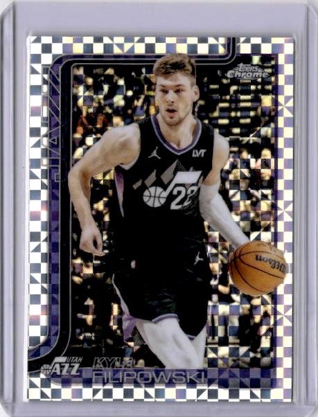 2025 Topps Chrome Kyle Filipowski [X-Fractor] #213 card