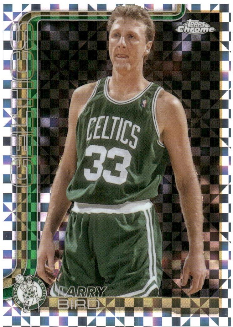 2025 Topps Chrome Larry Bird [X-Fractor] #243 card