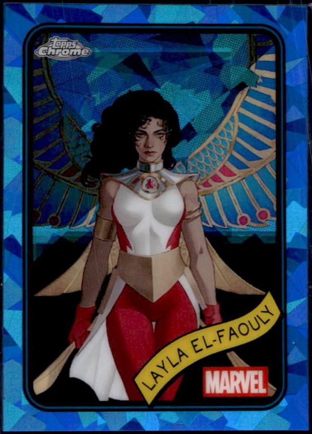 2025 Topps Chrome Layla El-Faouly [Sapphire] #10 card